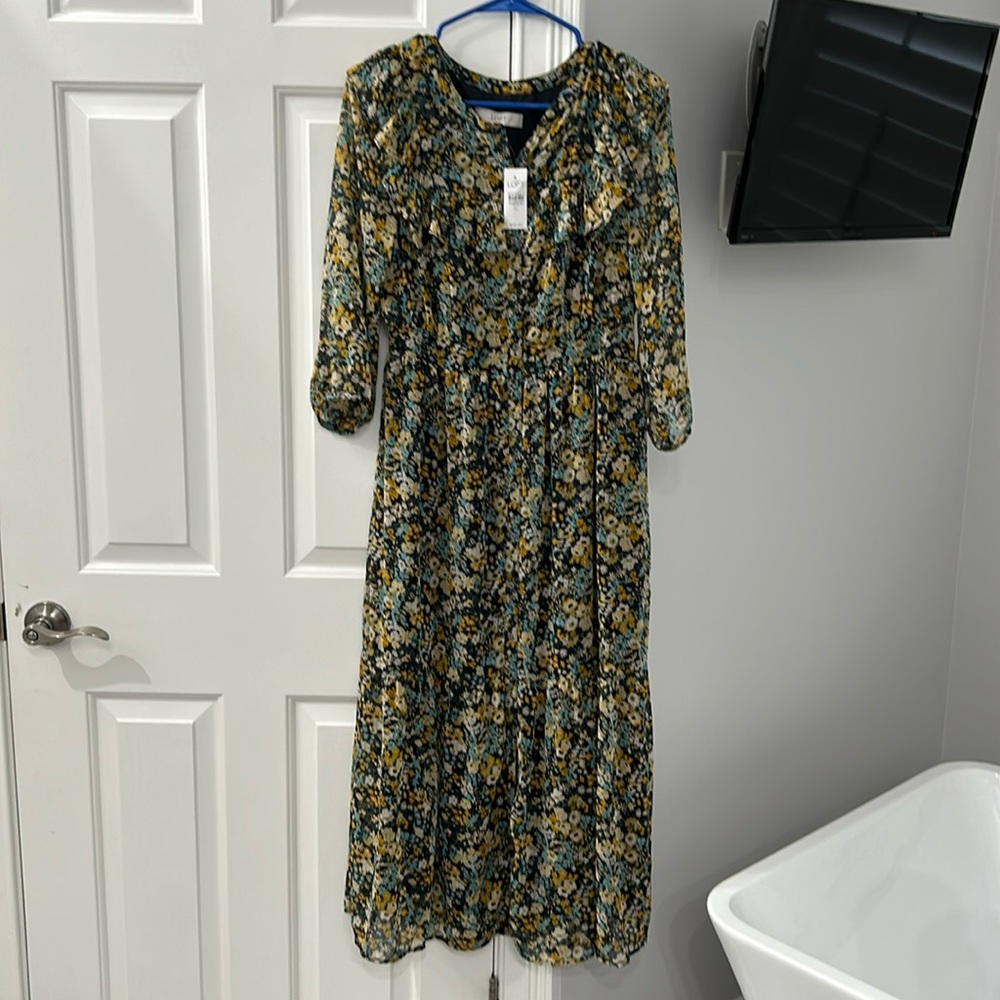 Ann Taylor Loft floral dress in medium